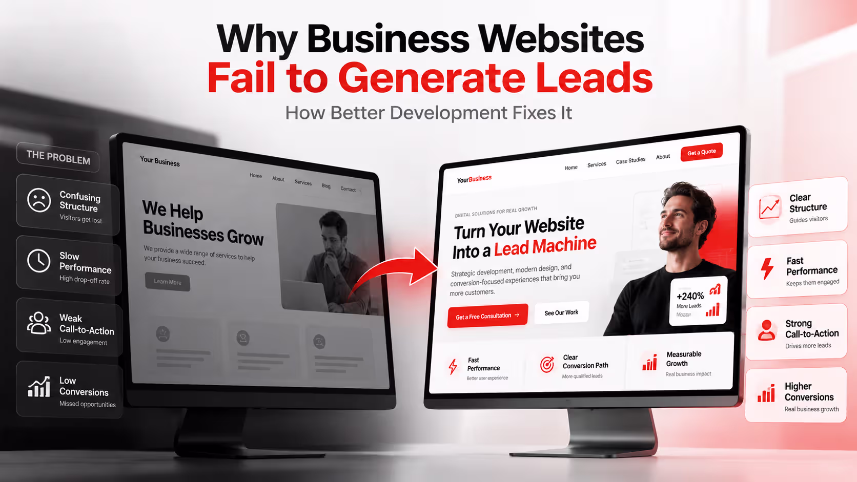 Why Business Websites Fail to Generate Leads and How to Fix Them